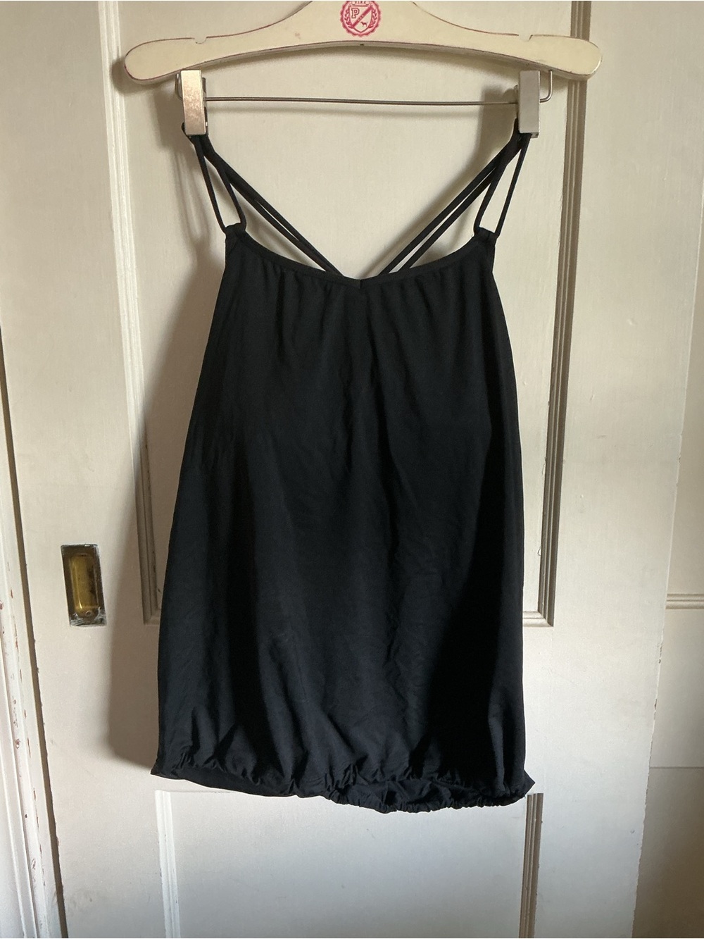 lululemon athletica Black Strappy Tank Top